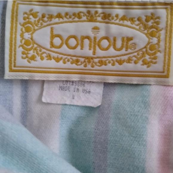 Vtg 80s 90s Bonjour Denim Skirt - Picture 9 of 10